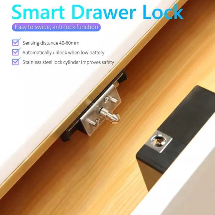 Incuietoare inteligenta invizibila sertar/cabinet TTLOCK Incuietoare inteligenta invizibila sertar/cabinet TTLOCK